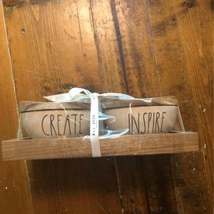 NWT Rae Dunn Create Inspire Pinch Bowls